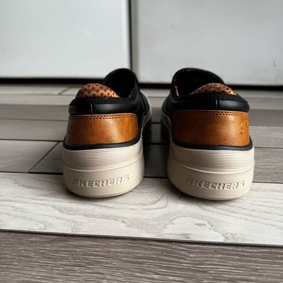 Skechers Viewport Kalister 210135 Mens Black Lifestyle Sneakers Shoes - Picture 5 of 9